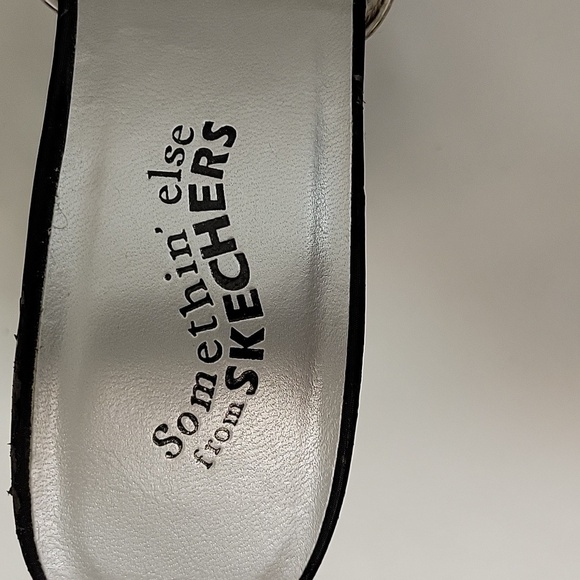 Y2K Sketchers something else clear plastic rhinestone studded platforms sz 7 - Picture 3 of 8